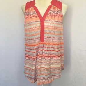Modcloth Cafe au Soleil Print Aztec Print M